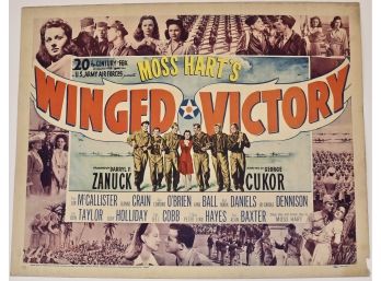 Original Vintage “Moss Hart’s Winged Victory”  Movie Poster