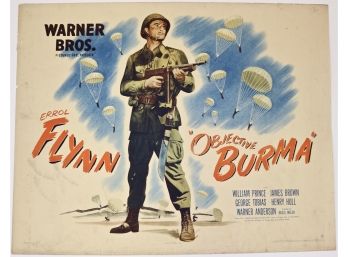 Original Vintage “Objective Burma”  Movie Poster