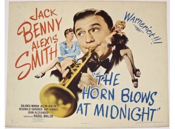 Original Vintage ”The Horn Blows At Midnight”  Movie Poster