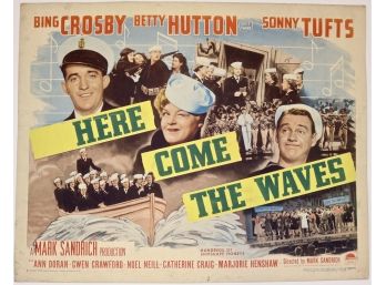 Original Vintage “Her Come The Waves”  Movie Poster