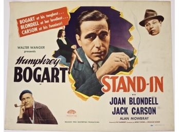 Original Vintage “Humphrey Bogart In Stand-In”  Movie Poster
