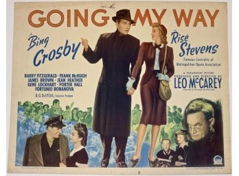 Original Vintage “Going My Way”  Movie Poster
