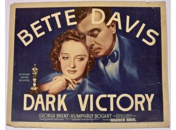 Original Vintage “Dark Victory”  Movie Poster