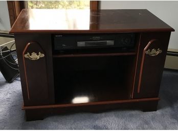 TV Stand With Two Swing Open Doors