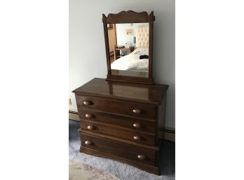 Four Drawer Chest With Mirror