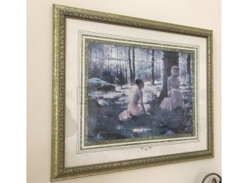 Framed Print Of Ladies In The Woods