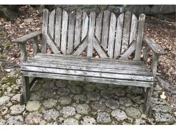 Adirondack Style Bench