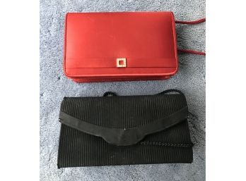 Two Clutches-black And Red