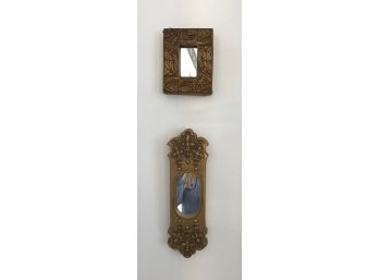 Two Plaster Mirrors One By Gargoyle's Studio And One By Facsimiles, LTD