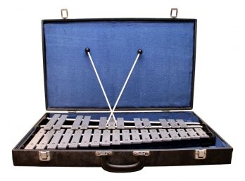Glockenspiel Xylophone Vibraphone Percussion Instrument 30 Notes In Case