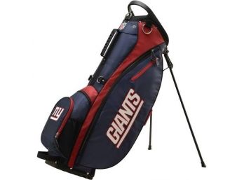 NEW! New York Giants Wilson NFL Carry Golf Bag + Picnic Time NFL XLVI Champions Red Cooler Bag