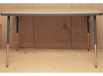 Rectangular Blue And Gray Activity Table