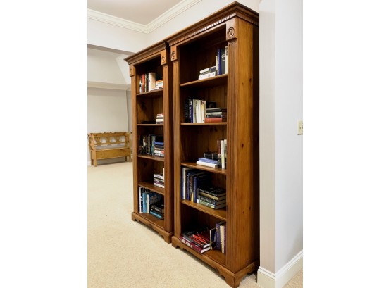 Pair Of Wooden Book Cases