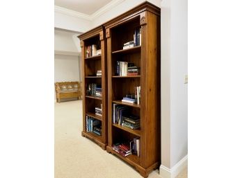 Pair Of Wooden Book Cases