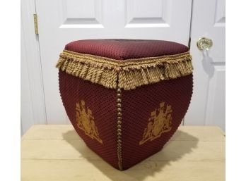 Fabric Covered Footstool