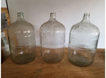 Three Vintage Wine Bottles