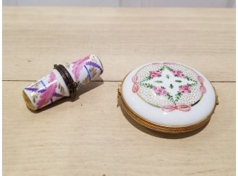 Limoges Thimble Case And Pill Purse