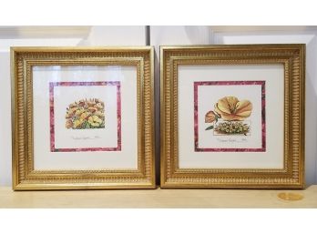 Pair Constance Shryack Hand Colored Prints