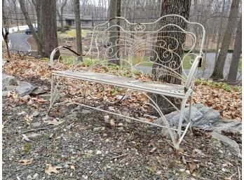 Vintage Wrought Iron Settee - AS IS