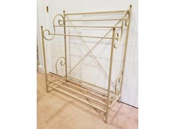 Wrought Iron Blanket Stand