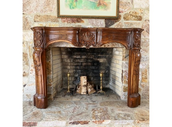 Vintage Italian Fireplace Mantel