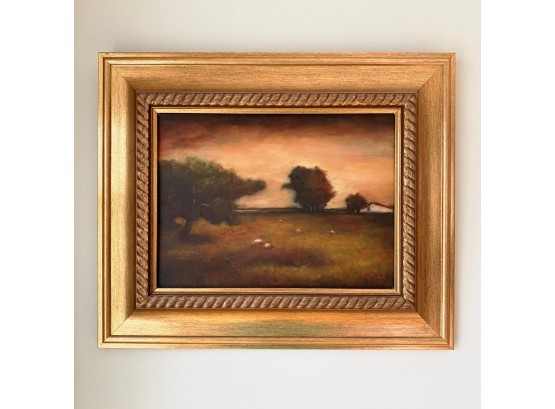 Jim McGrath Original Landscape On Canvas, Signed