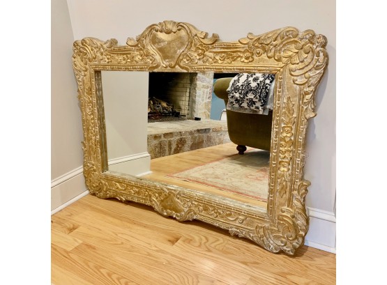 Large Ornate Giltwood Mirror