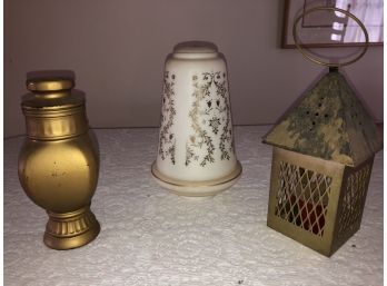 Group Of Miscellaneous Lanterns And Urn