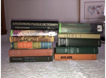 Grouping Of Books Including Harry Potter Novels And Vintage Books