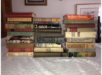 Large Grouping Of Primarily Pre-1960s Fiction And Nonfiction Books