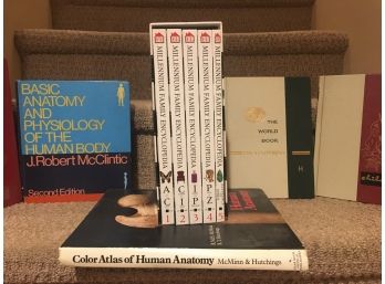 Lot Of Various Science And Anatomy Books