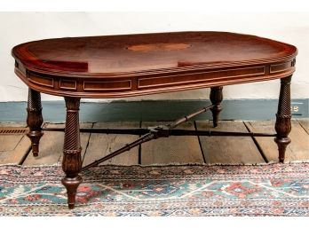 Regency Style Banded Cocktail Table