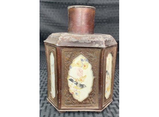 Antique Chinese Tea Caddy Signed