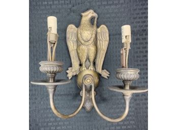 Antique Brass Eagle Wall Sconce
