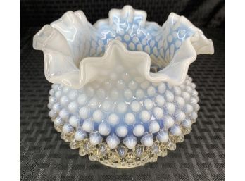 Fenton White Hobnail Opalescent Lamp Shade