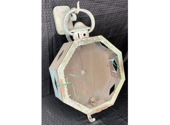 Unusual Solid Copper Outdoor Lantern