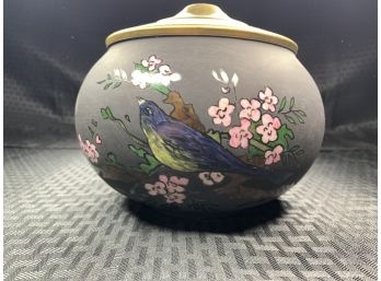 Vintage Porcelain Hand Painted Lamp Base
