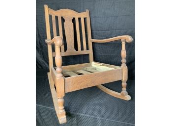 Antique Limbert Solid Oak Rocking Chair