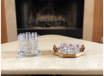 Two Sets Of Shot Glasses
