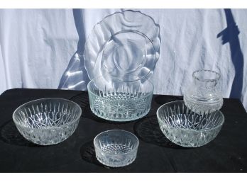 Variety Of Pressed Glass Bowls