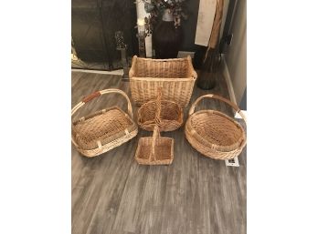 Lot Of Woven Baskets