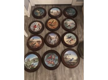 12 W L George Fine China Collectible Bird Plates Lot2