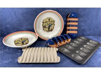 Kitchen Items - Disney Taco Holder, Madeline Tray,  Micowave Bacon Plate & More