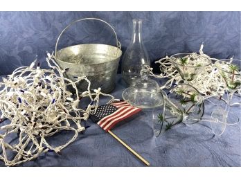 Home Decor:  Galvanized Bucket, Lights And More!