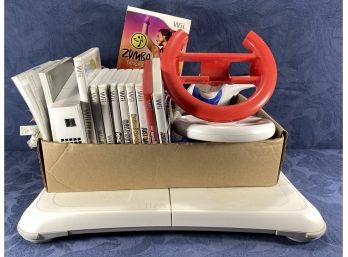 Nintendo Wii System With Accessories And Games