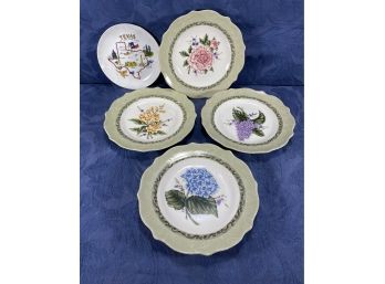 Princess House Decorative Plate Set & Texas Souvenir Plate