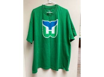 Vintage Hartford Whalers Hockey Shirt. Size 2XL. 100 Cotton.