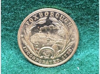 Vintage 1630 - 1930 Foxboro, Massachusetts Day Tercentenary Coin.