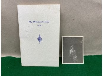 My Debutante Year 1949. New York. The Debutante Blue Book By Miss Marta Linderskold.