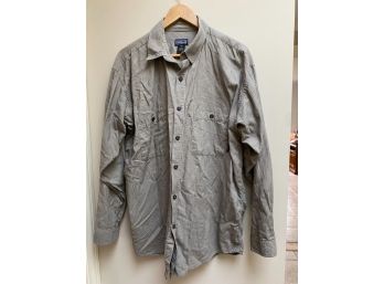 Mens Large Patagonia Organic Cotton Long Sleeve Shirt. In Excellent Pre-owned Condition.